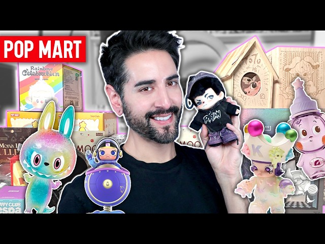 UNBOXING RANDOM BLIND BOXES! Pop Mart, DIMOO, SkullPanda, LABUBU, Molly, BOY RAYAN 💜