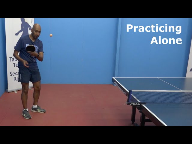 Practicing Alone | Table Tennis | PingSkills