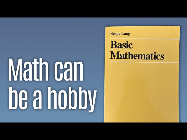 New series! Intro to Pure Math