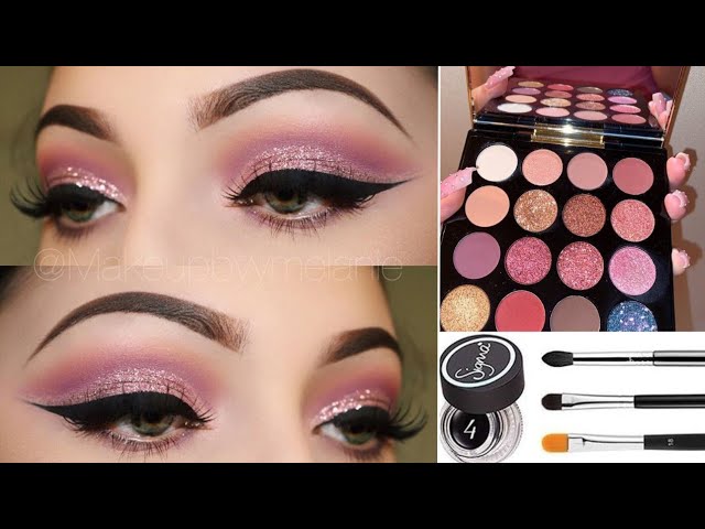 Pink and purple cutcreas eyes makeup tutorial for beginners step by step | eye makeup | shine&glow 