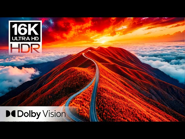 BREATHTAKING Visual Experience | 16K Dolby Vision HDR OLED Display Test (8K/4K TV)
