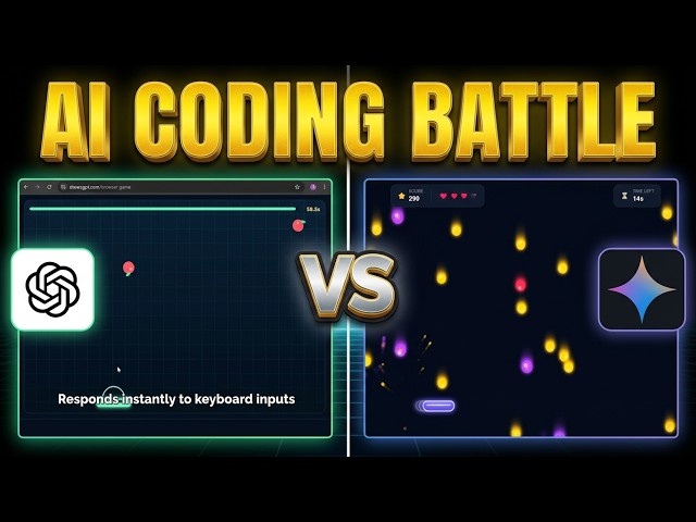 ChatGPT vs Gemini: Game Dev Coding Battle!