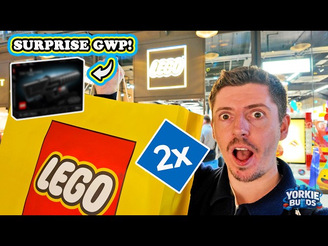I Got A SURPRISE GWP At The LEGO STORE! Double Points Event