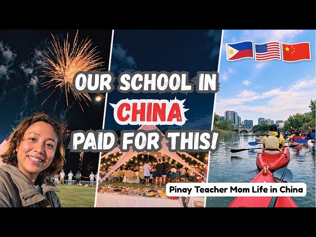 🇵🇭 PINAY IN CHINA 🇨🇳 | We Did ALL THIS on Day 1 of Our FREE Staff Retreat! 😱 | Teacher Mom Vlog