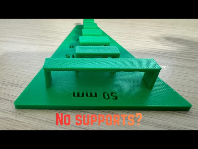 Perfect Bridges in 3D Printing Are Surprisingly Easy