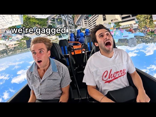 Riding THE NEW Fast and Furious ROLLER COASTER 