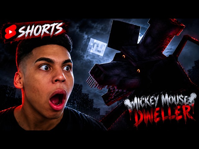 [🔴SHORTS!!] O MICKEY MOUSE DWELLER ESTÁ ME PERSEGUINDO NO MINECRAFT!! #shorts #minecraft #live