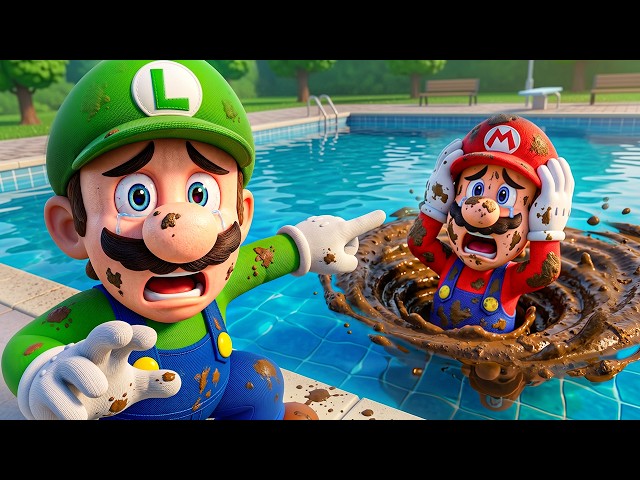 Bowser’s Water Park Trap... Mario Gets Pulled Into Mud 😨🌊 Super Mario Odyssey Story
