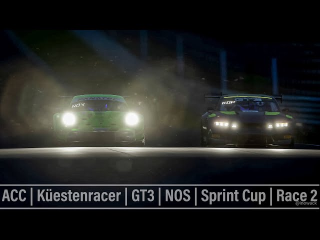LIVE: ACC - Küestenracer - GT3 - NOS - Sprint Cup - Race 2 | Onboard