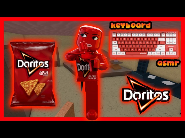 🔥Playing mm2 as DORITOS *Keyboard ASMR* 🔥