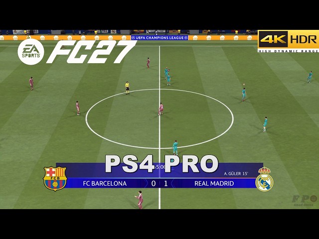 FC 27 Old Gen PS4 Pro Gameplay [4K HDR]