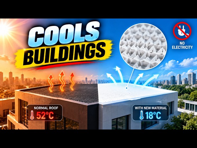 This Material Cools Buildings Below Air Temperature Without Electricity
