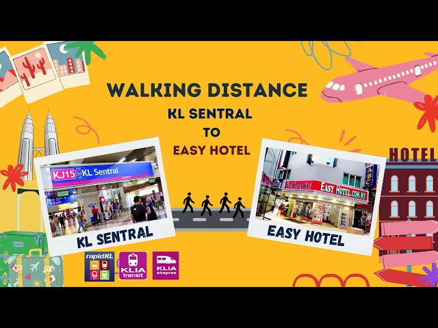 Walking Distance From KL Sentral To Easy Hotel || Best Hotel In KL Sentral || Book Now