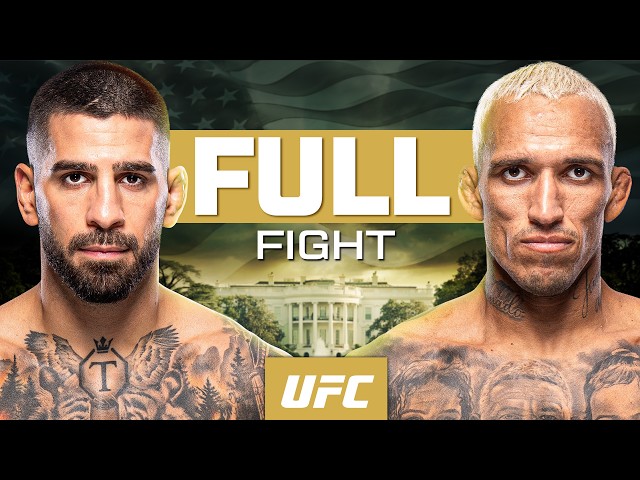 Ilia Topuria vs Charles Oliveira | FULL FIGHT