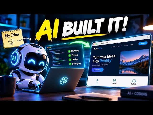 I Gave an AI Agent a Simple Idea… It Built the Whole Website! 🤯