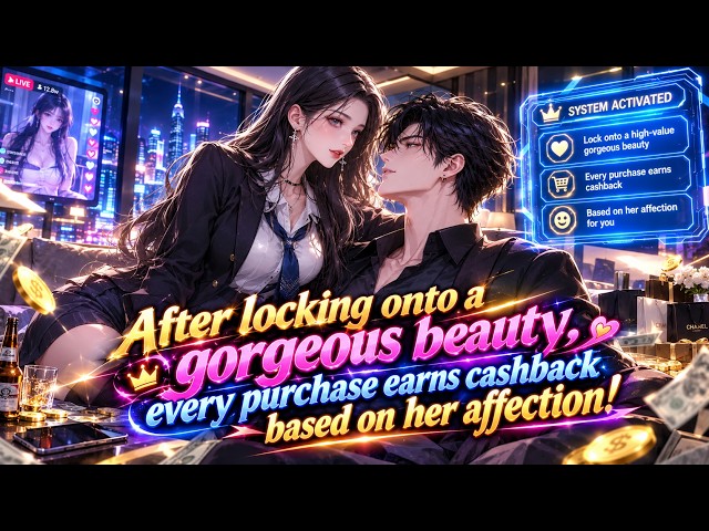 After locking onto a gorgeous beauty, every purchase earns cashback based on her affection!