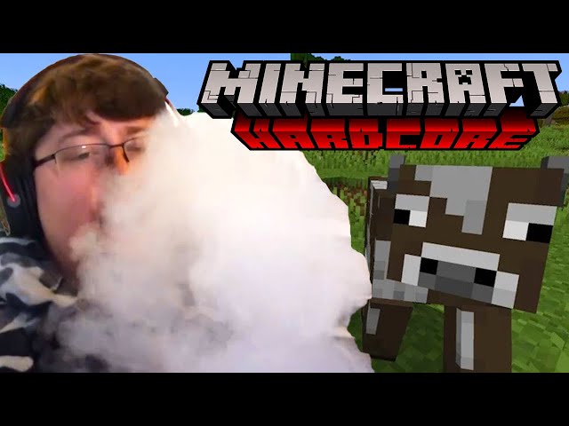 Minecraft Hardcore But I'M RIPPING FAT DABS