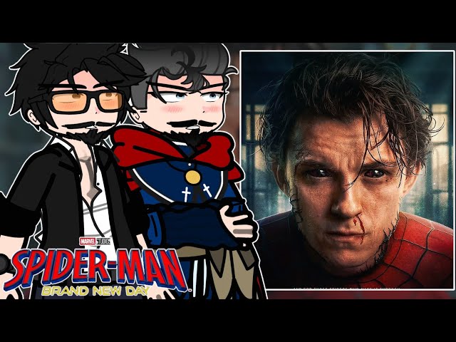 🇺🇸/🇧🇷/🇪🇸 Avengers react to Spider-Man Brand New Day| Gacha Reaction