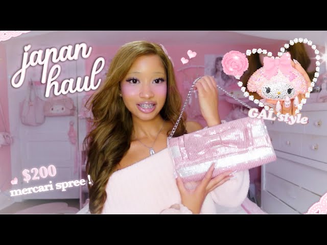 unboxing a cute japan mercari haul ❤︎ y2k pink princess ‧⁺