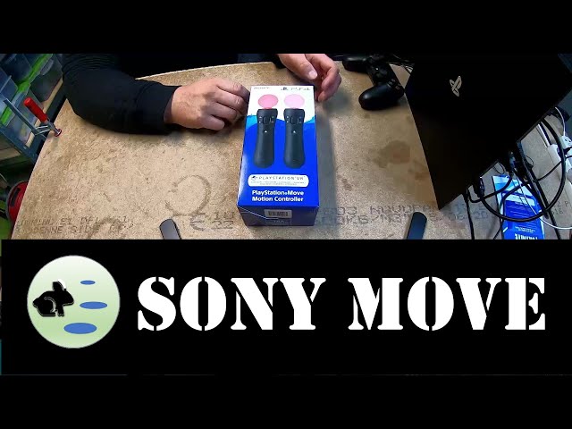 Sony PlayStation 4 Pro Move Controller unboxing and setup