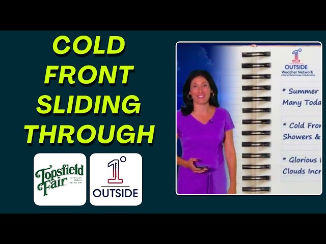 Friday Noyes’ Notes: Cold Front Slides Through New England Today