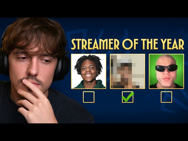 My 2026 Streamer Awards Nominations...