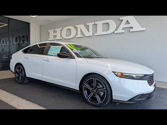 2025 Honda Accord Hybrid Sport Platinum White Pearl 237098TN