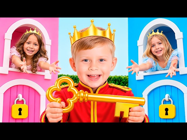 Princess Rescue Challenge! Princes Search for Hidden Keys