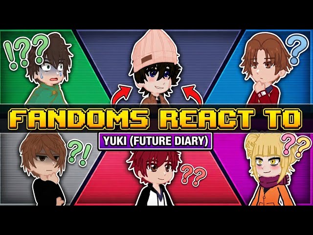 Fandoms react || Future Diary|| Part 1