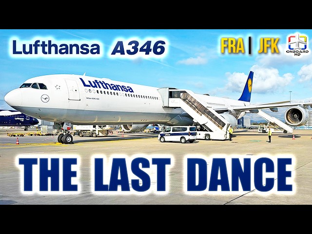 TRIP REPORT | Last Flight on the A340-600! | Frankfurt to New York | LUFTHANSA Airbus A340-600