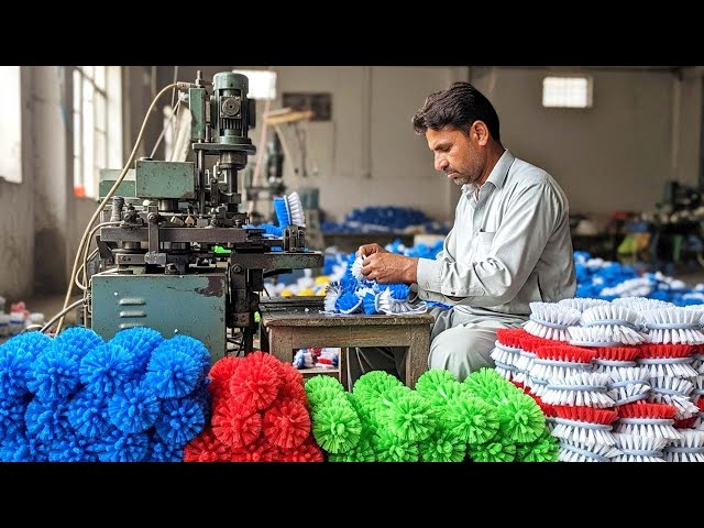 The Secret of Cloth Wash Brush Manufacturing | Make a Perfect Clothes Wash Brush