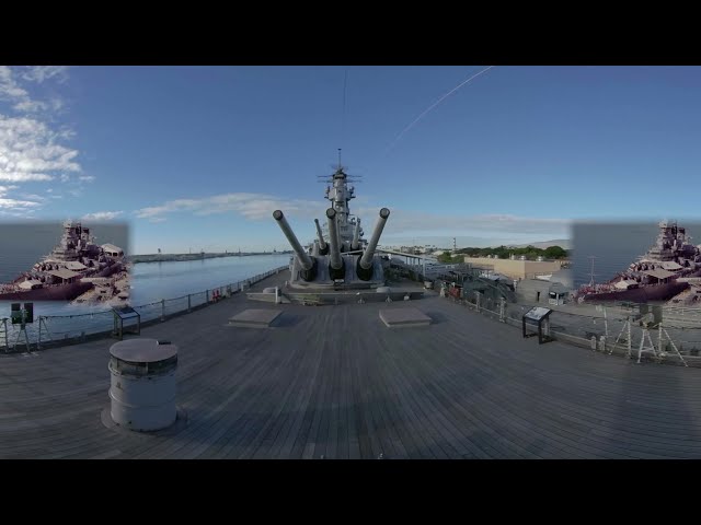 Видеоролик USS Missouri в виртуальной реальности