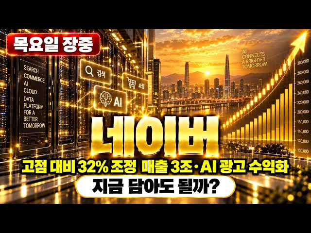 [네이버 주가전망] 다들 검색은 끝났다는데 매출 3조·AI 광고는 어떻게 설명할 겁니까