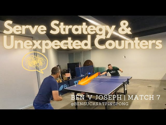 Testing My New Serve Strategy & Facing Unexpected Counters 🏓7th Match vs Joseph