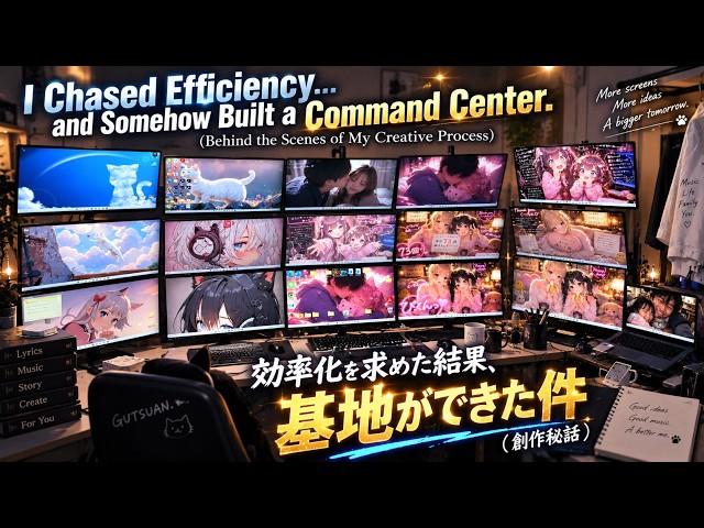 I Chased Efficiency... and Somehow Built a Command Center.(Behind the Scenes of My Creative Process)