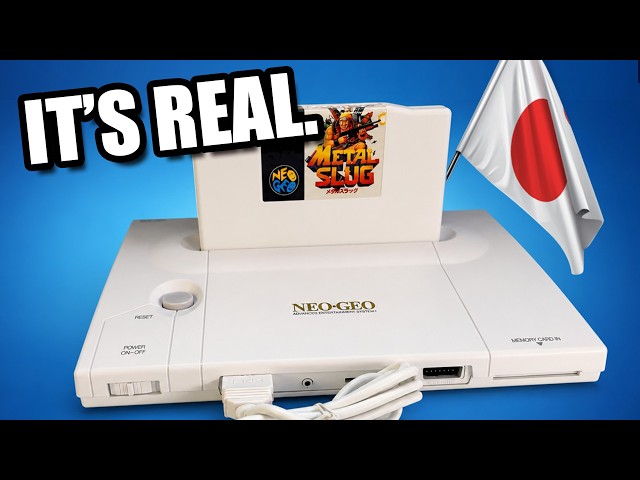 PLAYING the Neo Geo AES Plus at Tokyo Game Show! | Staff Interview
