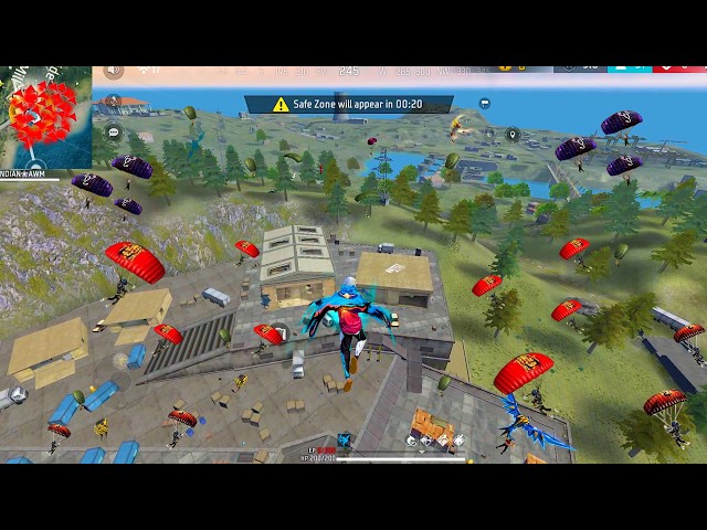 30 Kill 💪 NEW SHIELD GUN +MP40 99%Headshot Rate ⚡| Solo Vs Squad🪂[ Full Gameplay ] intel i7💻Freefire