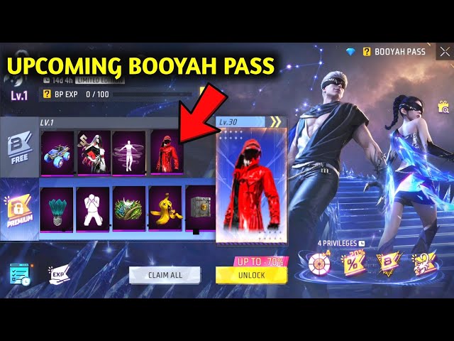 October, November & December Booyah Pass 😍 Free Fire