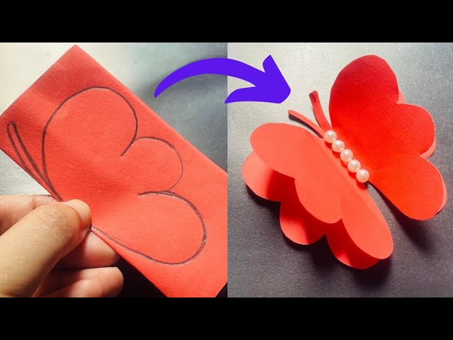 Butterfly Making with paper/DIY Craft/paper Butterfly/How to Make paper Butterfly Very Easy.