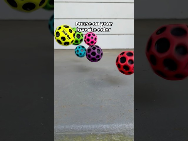 Catch the Moon Ball rainbow 🌈 #waboba #moonball #pickyourfav #bouncyball #colorful #toys
