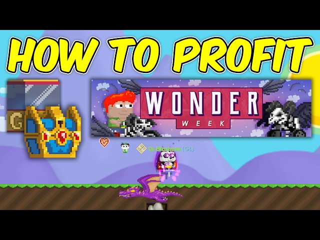 HOW TO PREPARE & PROFIT IN WONDER WEEK 🪽💰 | Growtopia 2026 |