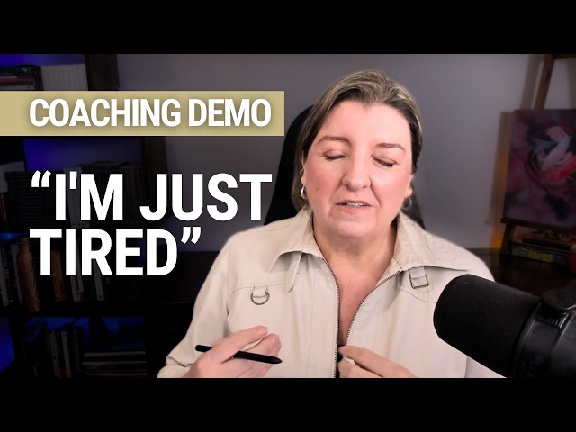 Always Busy and Putting Herself Last - MCC Coaching Demo on Burnout
