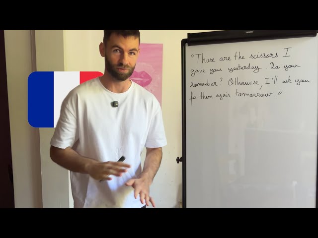 The only French lesson you'll need today
