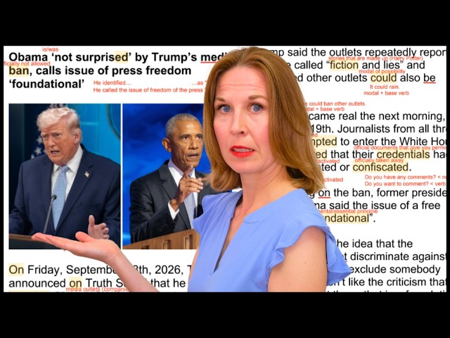Obama vs Trump | Learn English with the News