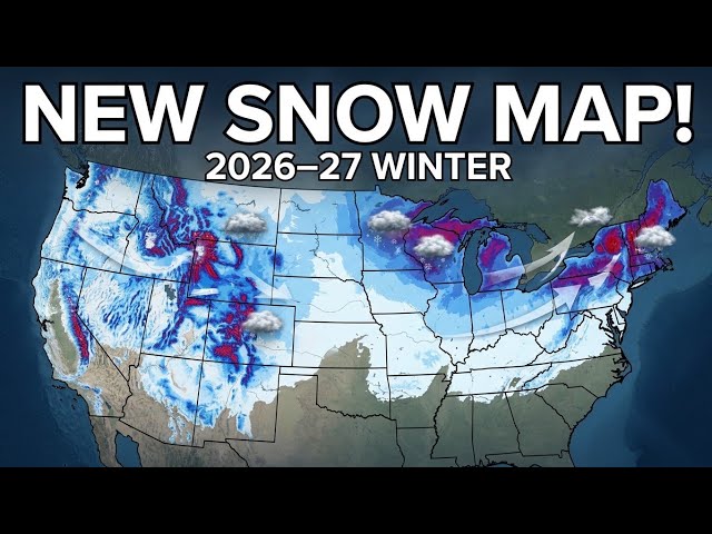 2026–27 U.S. Snowfall Forecast: New Winter Snow Map