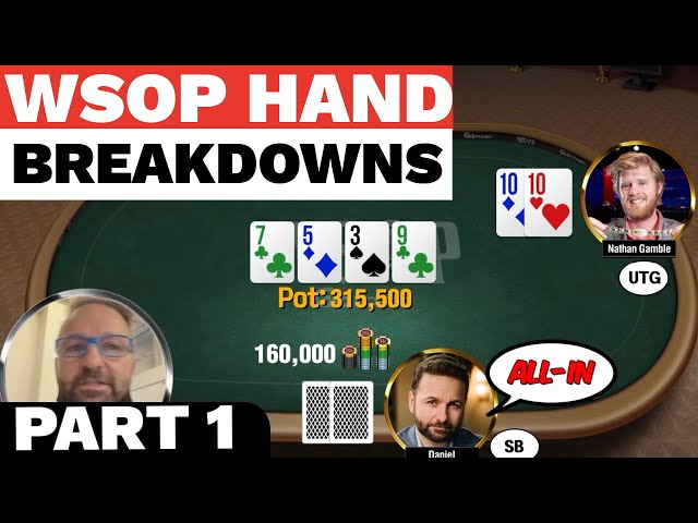 Hand Breakdowns, Strategy, and Analysis from the 2021 WSOP Part 1