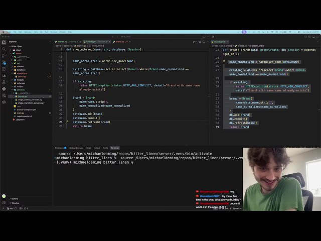 Backend Programming - Python + FastAPI, Pydantic, SQLAlchemy (Postgres) | 09-20-2026