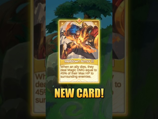 New Card Meltdown Armor! #magicchessgogo #mcgg #magicchess #magicchessguide #magicchessupdate