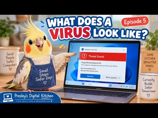 What Does a Computer Virus Look Like? 💻🦠 | Cybersecurity Episode 5