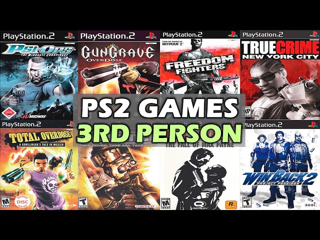 TOP 40 BEST PS2 THIRD PERSON SHOOTER GAMES || PS2 GAMES